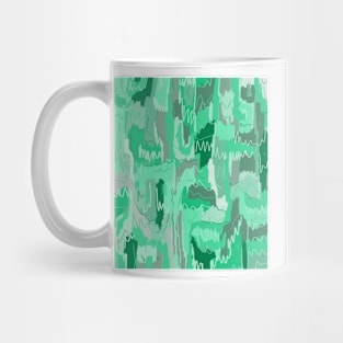 Mint Greenery Abstract Mug